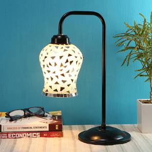 Cleavon MultiColour Glass Shade Table lamp-image-49