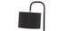 Danny Black Cotton Shade Table lamp (Black) by Urban Ladder - Design 1 Side View - 495502