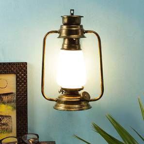 Edie White Metal Wall Mounted Lantern Lamp-image-42
