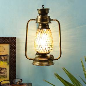 devansh Etta Multicolor Metal Wall Mounted Lantern Lamp-picture-20