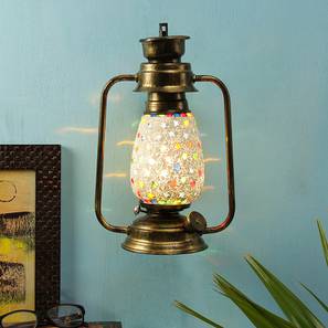 Finley Multicolor Metal Wall Mounted Lantern Lamp-image-25