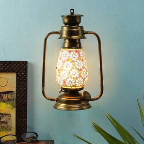 devansh Gwendolyn Multicolor Metal Wall Mounted Lantern Lamp-picture-14
