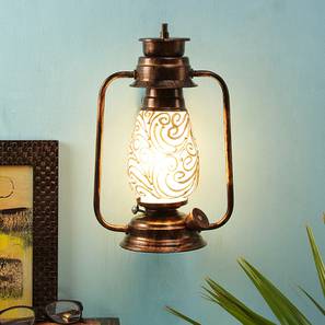 Jolie Multicolor Metal Wall Mounted Lantern Lamp
