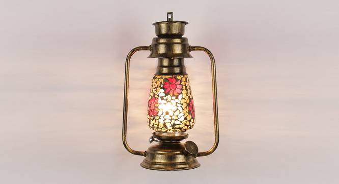 Everly Multicolor Metal Wall Mounted Lantern Lamp (Multicolor) by Urban Ladder - Front View Design 1 - 495545