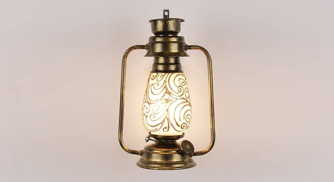 Frankie Multicolor Metal Wall Mounted Lantern Lamp (Multicolor) by Urban Ladder - Front View Design 1 - 495548