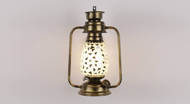 Georgia Multicolor Metal Wall Mounted Lantern Lamp (Multicolor) by Urban Ladder - Front View Design 1 - 495549