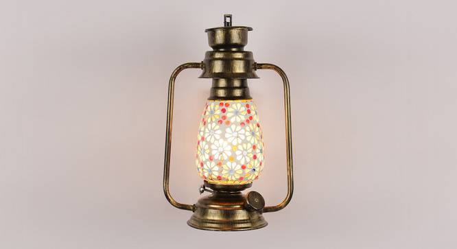 Gwendolyn Multicolor Metal Wall Mounted Lantern Lamp (Multicolor) by Urban Ladder - Front View Design 1 - 495550