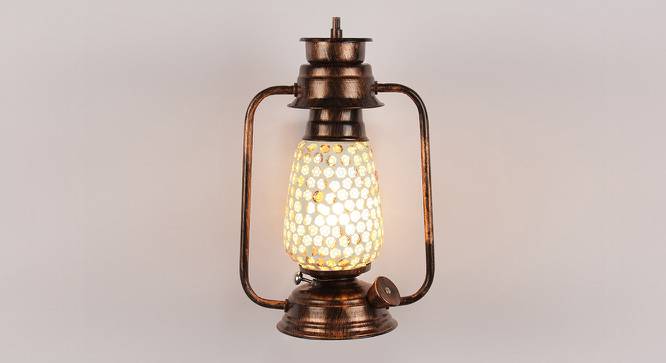 Harley Multicolor Metal Wall Mounted Lantern Lamp (Multicolor) by Urban Ladder - Front View Design 1 - 495551
