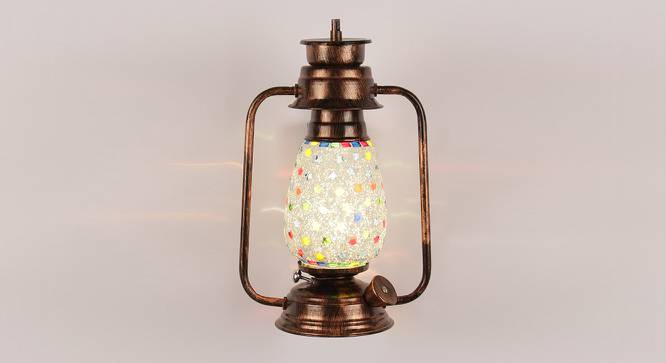 Isla Multicolor Metal Wall Mounted Lantern Lamp (Multicolor) by Urban Ladder - Front View Design 1 - 495555