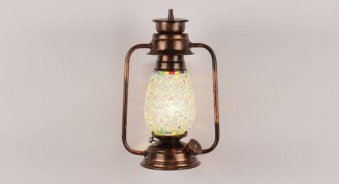 January Multicolor Metal Wall Mounted Lantern Lamp (Multicolor) by Urban Ladder - Front View Design 1 - 495556