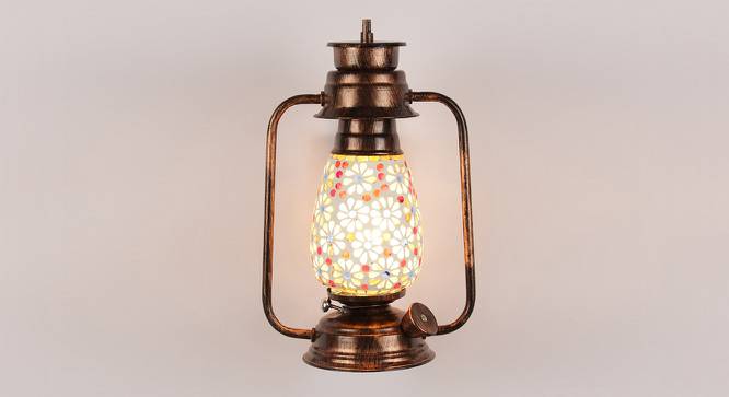 Juniper Multicolor Metal Wall Mounted Lantern Lamp (Multicolor) by Urban Ladder - Front View Design 1 - 495559