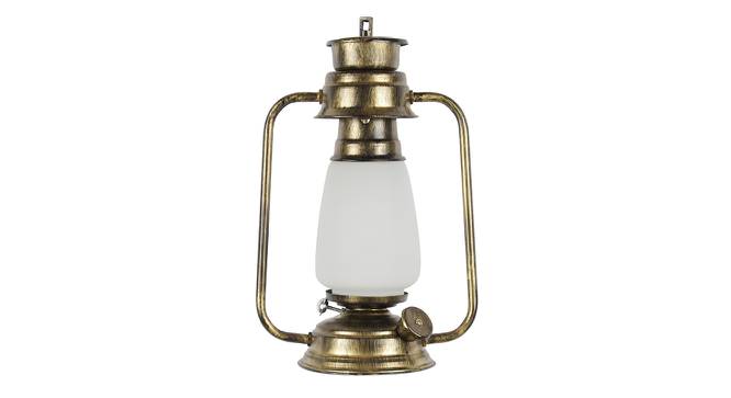 Edie White Metal Wall Mounted Lantern Lamp (White) by Urban Ladder - Cross View Design 1 - 495561