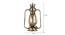Etta Multicolor Metal Wall Mounted Lantern Lamp (Multicolor) by Urban Ladder - Design 1 Dimension - 495604