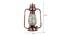 Hazel Multicolor Metal Wall Mounted Lantern Lamp (Multicolor) by Urban Ladder - Design 1 Dimension - 495612