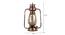 Holliday Multicolor Metal Wall Mounted Lantern Lamp (Multicolor) by Urban Ladder - Design 1 Dimension - 495613