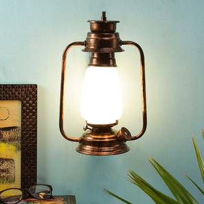 Harper White Metal Wall Mounted Lantern Lamp-image-39