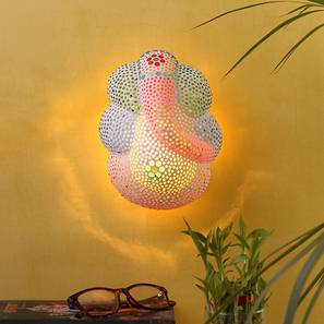 Lighting In Pune Design Bill Multicolor Glass Wall Lamp (Multicolor)