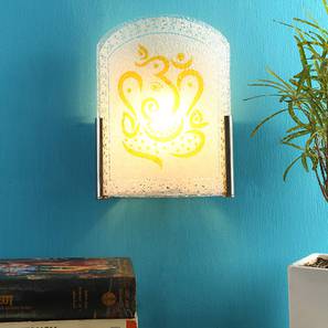 devansh Jayesh Yellow Glass Wall Lamp-picture-10