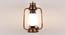 Harper White Metal Wall Mounted Lantern Lamp (White) by Urban Ladder - Front View Design 1 - 495644