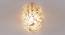 Bernadette Gold Glass Wall Lamp (Gold) by Urban Ladder - Front View Design 1 - 495653