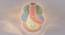 Bill Multicolor Glass Wall Lamp (Multicolor) by Urban Ladder - Front View Design 1 - 495657