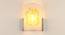 Jayesh Yellow Glass Wall Lamp (Yellow) by Urban Ladder - Front View Design 1 - 495660
