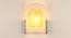 Jayesh Yellow Glass Wall Lamp (Yellow) by Urban Ladder - Front View Design 1 - 495660