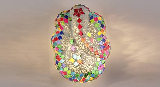 Bowie Multicolor Glass Wall Lamp (Multicolor) by Urban Ladder - Front View Design 1 - 495664