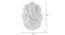Barry White Glass Wall Lamp (White) by Urban Ladder - Design 1 Dimension - 495721