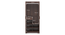 Hilton 2 Door Wardrobe (With Mirror, Without Drawer Configuration, Spiced Acacia Finish, With Lock, 5.95 Feet Height) by Urban Ladder - Dimension Design 1 - 
