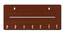 Aynslie Brown Engineered Wood 7 Key Holder (Brown) by Urban Ladder - Front View Design 1 - 496104