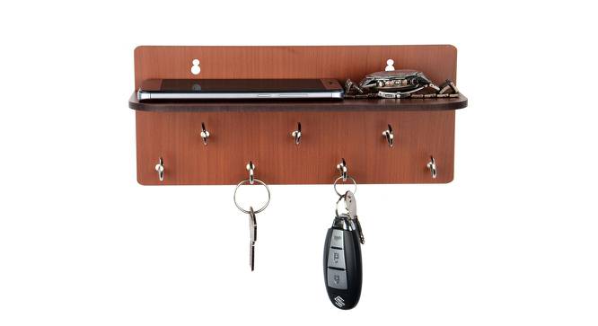 Billye Brown Engineered Wood 7 Key Holder (Brown) by Urban Ladder - Cross View Design 1 - 496141