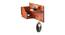 Hyatt Brown Engineered Wood 5 Key Holder (Brown) by Urban Ladder - Front View Design 1 - 496160