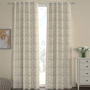Beige Polyester Room Darkening Door Curtain-image-42