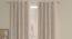 Ashton Beige Polycotton Room-Darkening 9 ft Long Door Curtain Set of 2 (Beige, Eyelet Pleat, 129 x 274 cm  (51" x 108") Curtain Size) by Urban Ladder - Cross View Design 1 - 496371