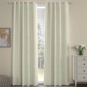 Cream Polyester Room Darkening Door Curtain-image-43