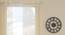 Geraldine Gold Polyester Sheer 7 ft Door Curtain (Gold, Eyelet Pleat, 115 x 213 cm  (45" x 84") Curtain Size) by Urban Ladder - Cross View Design 1 - 496707