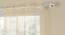 Geraldine Gold Polyester Sheer 7 ft Door Curtain (Gold, Eyelet Pleat, 115 x 213 cm  (45" x 84") Curtain Size) by Urban Ladder - Front View Design 1 - 496726