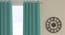 Tyler Mint Green Polyester Blackout 7 ft Door Curtain (Eyelet Pleat, Mint Green, 129 x 213 cm  (51" x 84") Curtain Size) by Urban Ladder - Cross View Design 1 - 496835