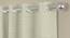 Charo Cream Polyester Room-Darkening 5 ft Window Curtain (Cream, Eyelet Pleat, 129 x 152 cm  (51" x 60") Curtain Size) by Urban Ladder - Front View Design 1 - 497453