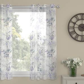 Lavender Polyester Sheer Window Curtain-image-14