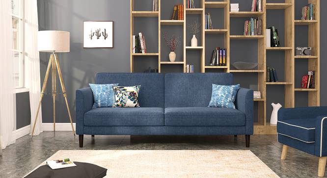 Felicity Sofa Cum Bed (Midnight Indigo Blue) by Urban Ladder - Design 1 Full View - 497749