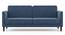 Felicity Sofa Cum Bed (Midnight Indigo Blue) by Urban Ladder - Design 1 Side View - 497755