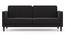 Felicity Sofa Cum Bed (Graphite Grey) by Urban Ladder - Design 1 Side View - 497756