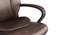 Jean Study Chair (Brown Leatherette) by Urban Ladder - Close View - 