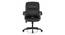 Barry Study Chair (Black Leatherette) by Urban Ladder - Close View - 