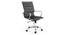 Charles Study Chair - 2 Axis Adjustable (Black) by Urban Ladder - Cross View - 