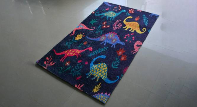 Hiroko Multicolour Abstract Woven Polyester 7x5 Feet Carpet (Rectangle Carpet Shape, 150 x 210 cm  (59" x 83") Carpet Size, Multicolor) by Urban Ladder - Cross View Design 1 - 497880