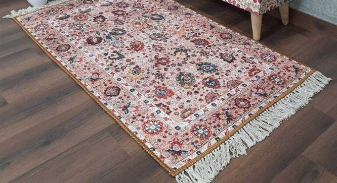 Chet Multicolour Traditional Woven Polyester 7x5 Feet Carpet (Rectangle Carpet Shape, 150 x 210 cm  (59" x 83") Carpet Size, Multicolor) by Urban Ladder - Front View Design 1 - 497920