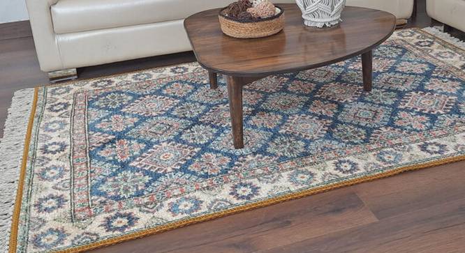 Melania Multicolour Traditional Woven Polyester 6x4 Feet Carpet (Rectangle Carpet Shape, 120 x 180 cm  (47" x 71") Carpet Size, Multicolor) by Urban Ladder - Cross View Design 1 - 498075